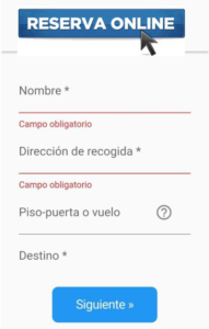 Reservar Taxi Adaptado Online 24 horas